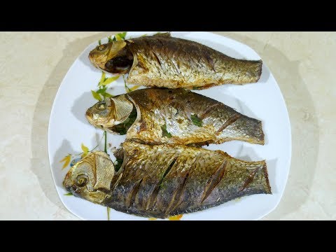 Карась запечённый в духовке. Пальчики оближешь.