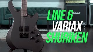 Video thumbnail for Line 6 Variax Shuriken Demo by Guitar World