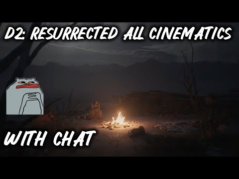 Lirik watching Diablo 2: Resurrected ALL Cinematics Acts I - V