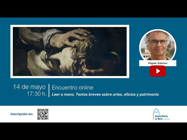 Vídeo relacionado con Leer a mano: Textos breves sobre artes, oficios y patrimonio (ENSAYO)