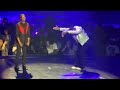 Usher Gives Tevin Campbell His Flowers On Stage After Performing 