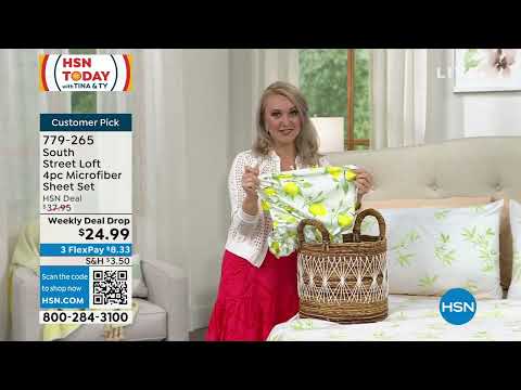 South Street Loft 4piece Microfiber Sheet Set