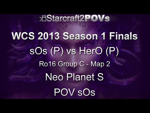 SC2 HotS - WCS 2013 S1 Finals - sOs vs HerO - Ro16 Group C - Map 2 - Neo Planet S - sOs