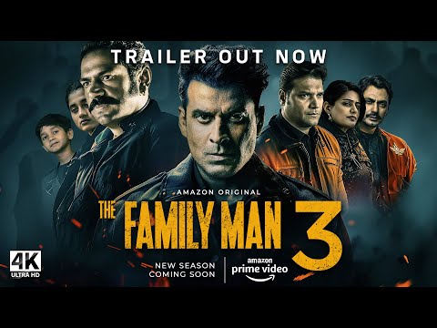 The Family Man Season 3 - Teaser Trailer 4K | Raj & DK | Manoj Bajpayee, Samantha | Amazon Original