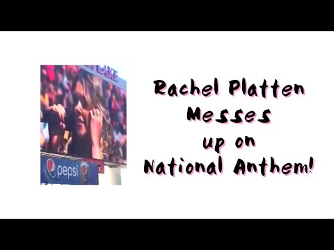 Pop Singer Rachel Platten Sang One Of The Worst National Anthems Ever