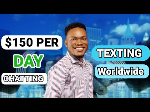 Make US$150 PER DAY to CHAT Online !! TEXTING ( On This Website ) Chat online jobs 💵💲