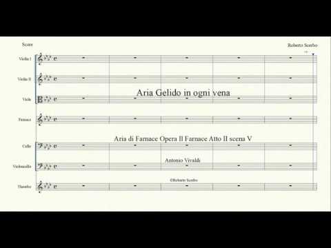 Aria Gelido in ogni vena Aria Farnace Opera Il Farnace A Vivaldi