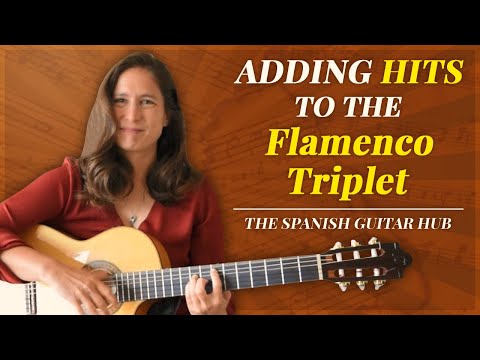 How to add accents and hits to the flamenco triplet - guitar lesson