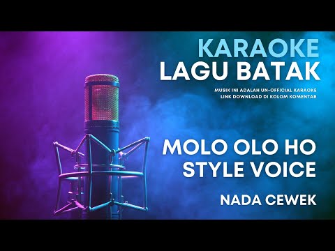 Molo Olo Ho (Nada Cewek) Karaoke Akustik ‼️ Minus One Lagu Batak Beserta Lirik