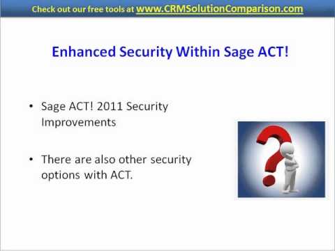 Sage ACT Software Demonstration