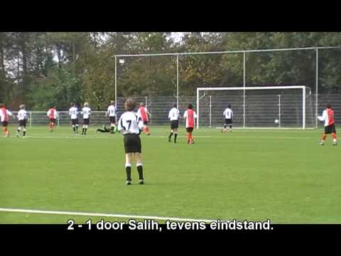 RKAVV D1 - Meerburg D1, 2e helft, eindstand 2 - 1