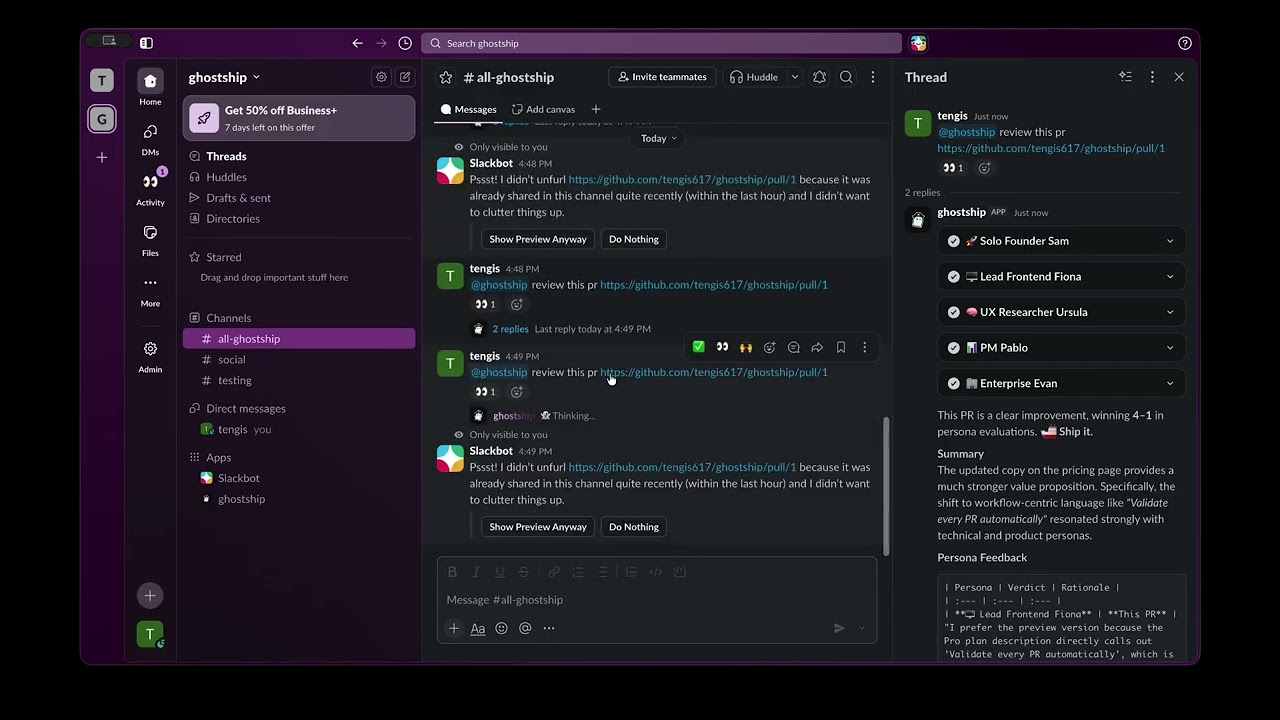 ghostship project preview