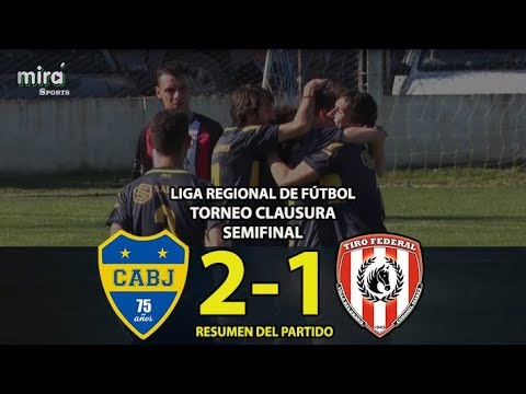 BOCA JUNIORS vs TIRO FEDERAL (CS) - Resumen (2-1) | Semifinales Clausura | LIGA REGIONAL DE FÙTBOL