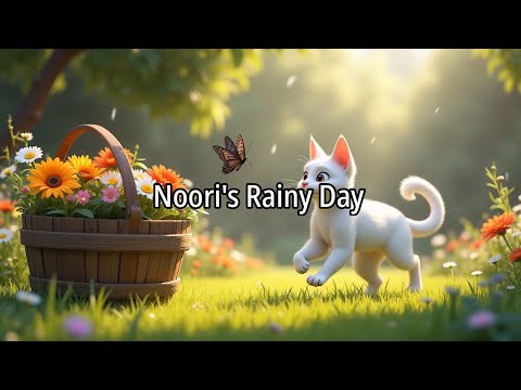 Noori the Working Cat | Cozy Rainy Day  🐱💻🌧️  #trending #catshorts