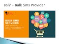 Bulk SMS International Services