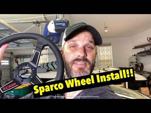 C5 Corvette Steering Wheel Removal Aftermarket install and DIC button replacement Sparco
