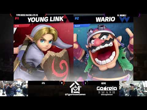 Typo House Macon 1/29/19 - ATG(Young Link) Vs Newk(Wario) - W. Round 2