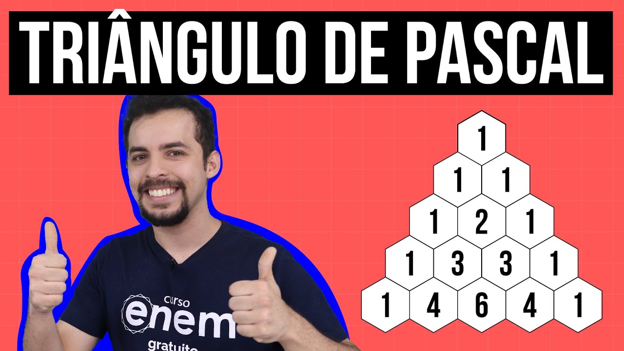 TRIÂNGULO DE PASCAL: O que é, Propriedades e Exercícios | Resumo de Matemática Enem. Lucas Borguezan