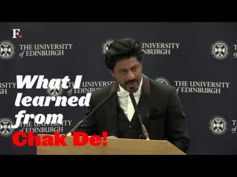 Watch: The 10 most valuable life lessons from ‘Dr’ Shah Rukh Khan’s speech at Edinburgh