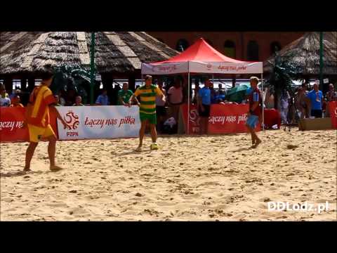 Puchar Polski w Beach Soccer na plażyw Manufakturze