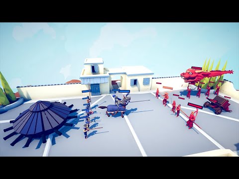 RENAISSANCE FACTION vs DYNASTY FACTION 🤛 🤜 | Totally Accurate Battle Simulator TABS