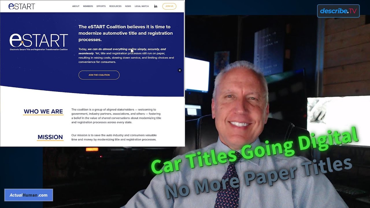 Car TItles Finally Going Full Digital (no more paper titles)