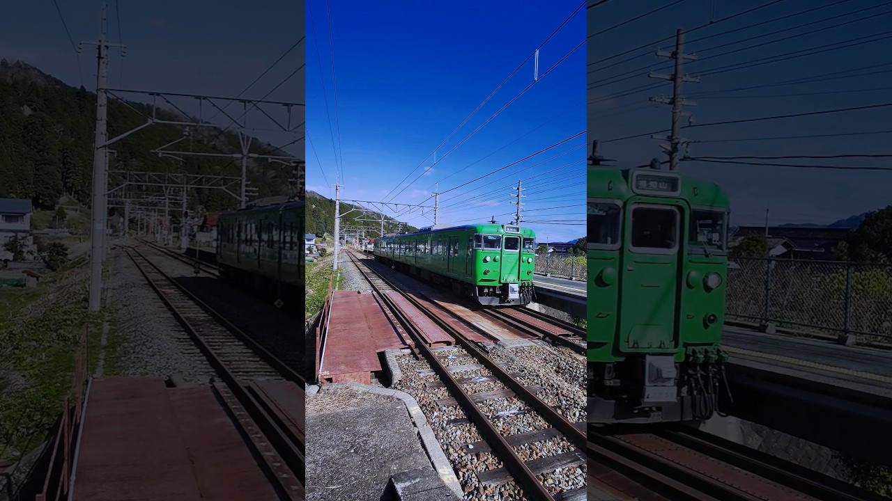 山陰本線 国府駅に入線する113系 普通 福知山行き #鉄道