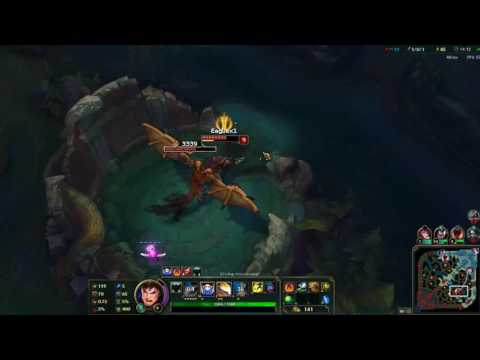 Garen đi bot cân 2 vs Lucian + Ramus