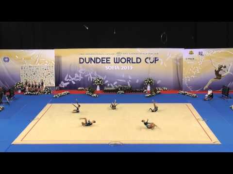 FIG RG Dundee World Cup 2015 - Switzerland - 6 clubs + 2 hoops