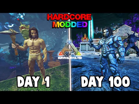 I Survived 100 Days of Modded ARK Aberration and Here's What Happened