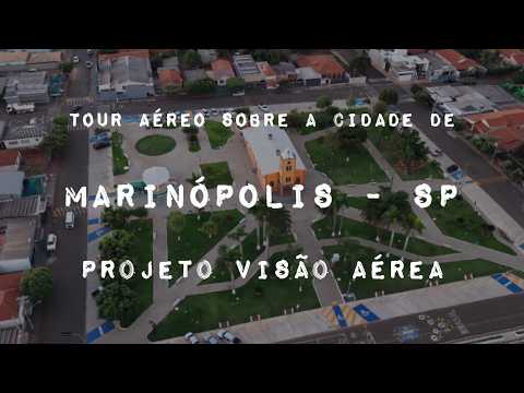 MARINÓPOLIS SP, PROJETO VISÃO AÉREA - TOUR AÉREO POR TODA A CIDADE.