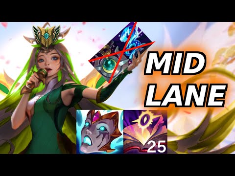 Graceful Phoenix Seraphine Mid - VS Anivia - STOP BUILDING MOONSTAFF - League of Legends - S11