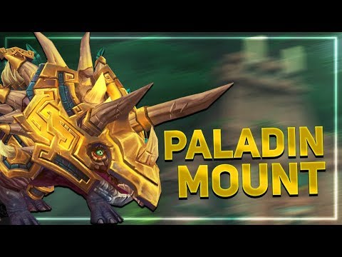 Zandalari Paladin Class Mount  - Crusader's Direhorn