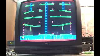 Playing Jumpman Junior on Colecovision