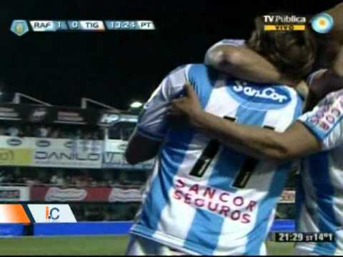 Gol de Cesar Carignano, Rafaela 1 - Tigre 0