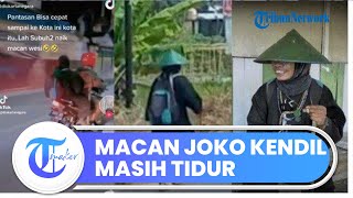 Disebut Macannya Masih Tidur, Sosok Viral Diduga Joko Kendil Kepergok Membonceng Naik Sepeda Motor