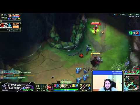 Imaqtpie - Sick Graves 1v2 Outplay - League of Legends