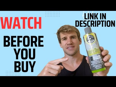 Honest Review of the Chemical Guys Foaming Citrus Fabric Clean Carpet & Upholstery Cleaner