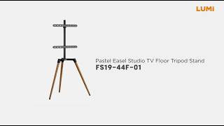 Pastel Easel Studio TV Floor Tripod Stand | FS19-44F-01 | LUMI