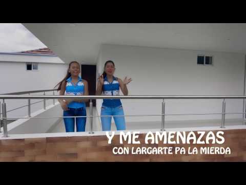 Llorando acurrucao - Las Hermanas Gómez. (Video Lyrics)
