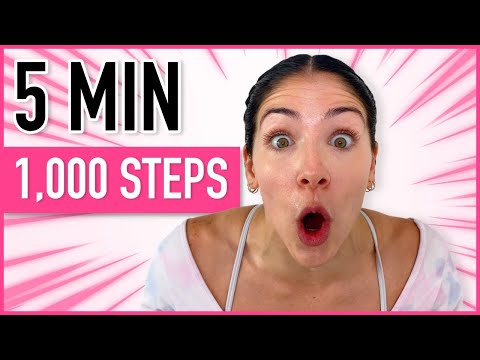 1,000 STEPS IN 5 MINUTES (Low Impact)