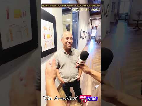 Os Arnaldos !!!! Exposição “Professores que desenham… artistas que ensinam.” Cravinhos 2026