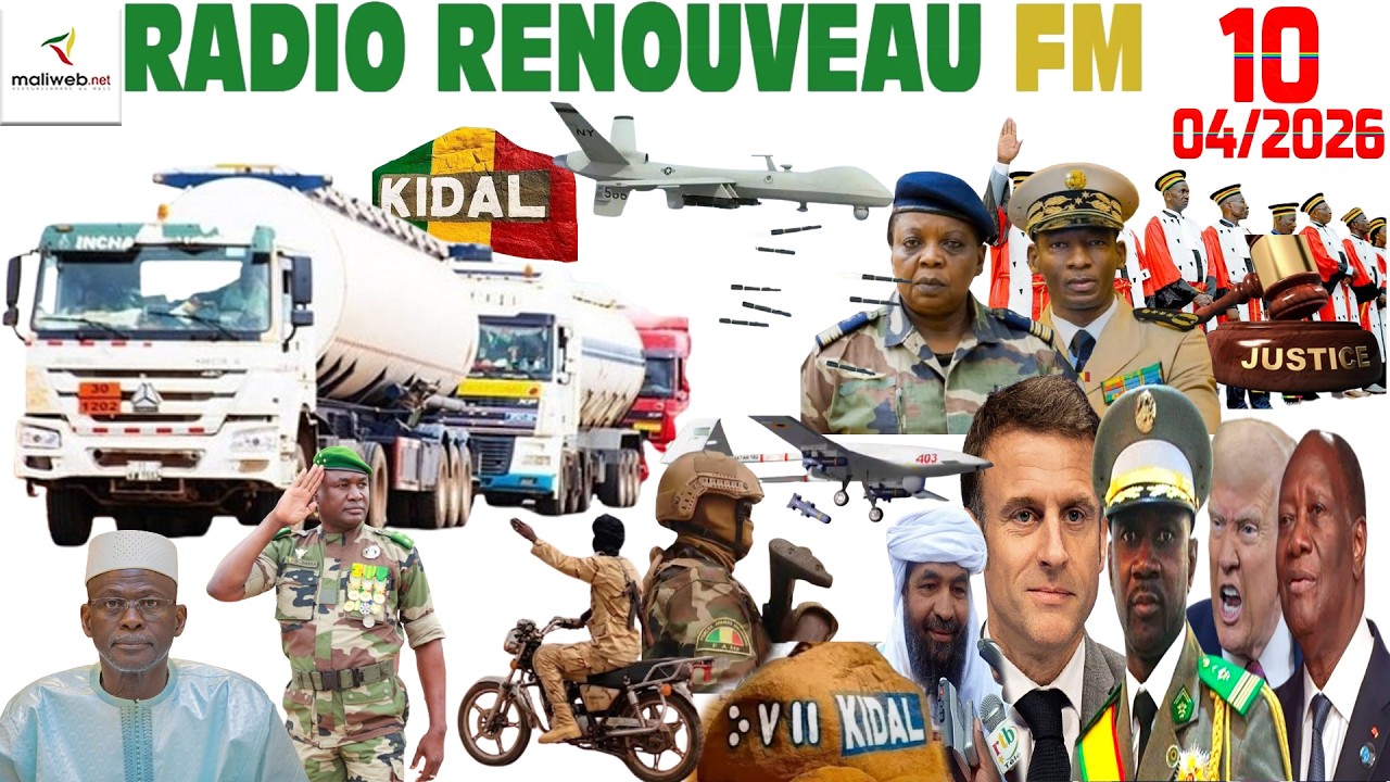 La Revue de Presse de la RADIO RENOUVEAU FM du 10 Avril 2026