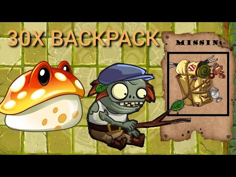 PVZ 2 All Plants Level 1 Power Up Vs 30 Backpack From Imp-porter - Back To School Part 1