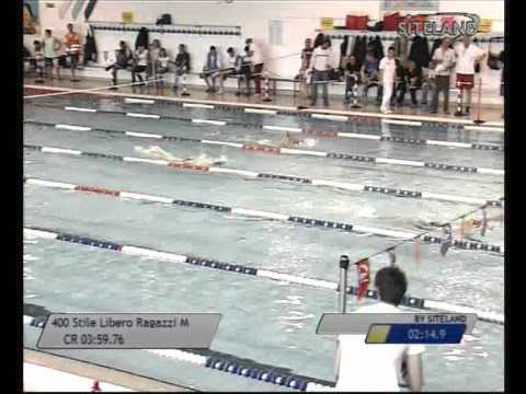 Serie 5 dei 400 Stile Libero Ragazzi Maschi - 16 Memorial Chiara Giavi