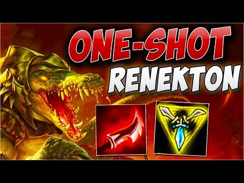 ONESHOT Renekton BUILD | Nie próbuj tego w domu!