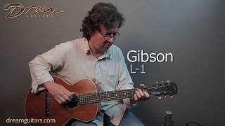 Video thumbnail for 1926 Gibson L-1, Mahogany/Spruce by Dream Guitars