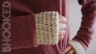 How to Crochet Wrist Warmers Step-by-Step (for Complete Beginners!)
