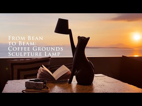 Curious Cat Coffee Grounds Sculpture Lamp Kickstarter Video (Official)