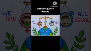 Gender Equality Posters #2025 #madeeasyforkids #art #fantastickids #drawing #freedom #painting #easy